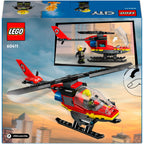 Lego city 60411 brandweerhelikopter