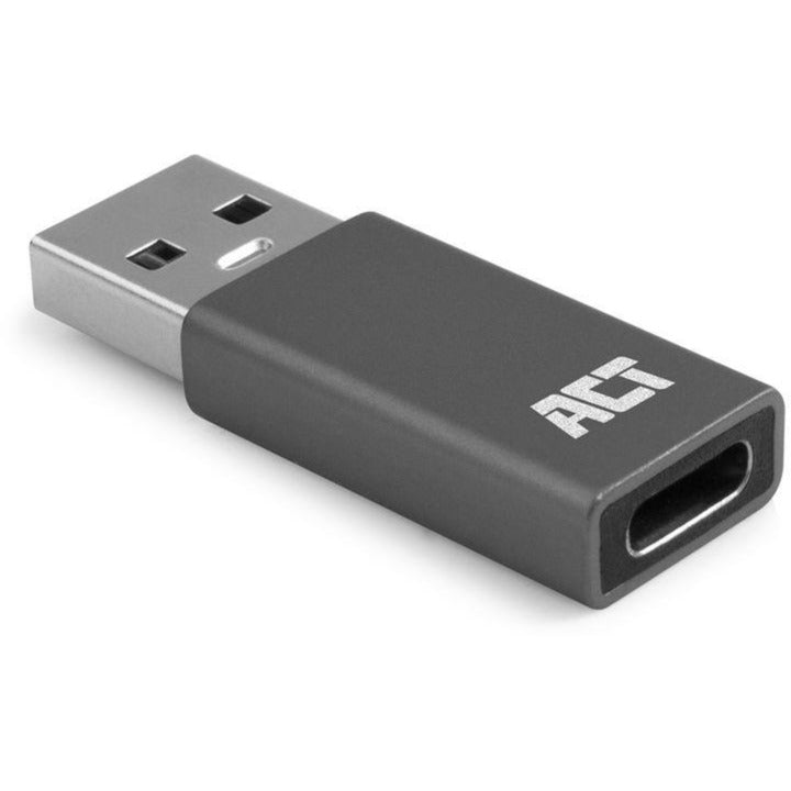 ACT Connectivity - ACT Connectivity usb-a naar usb-c adapter (donkergrijs)