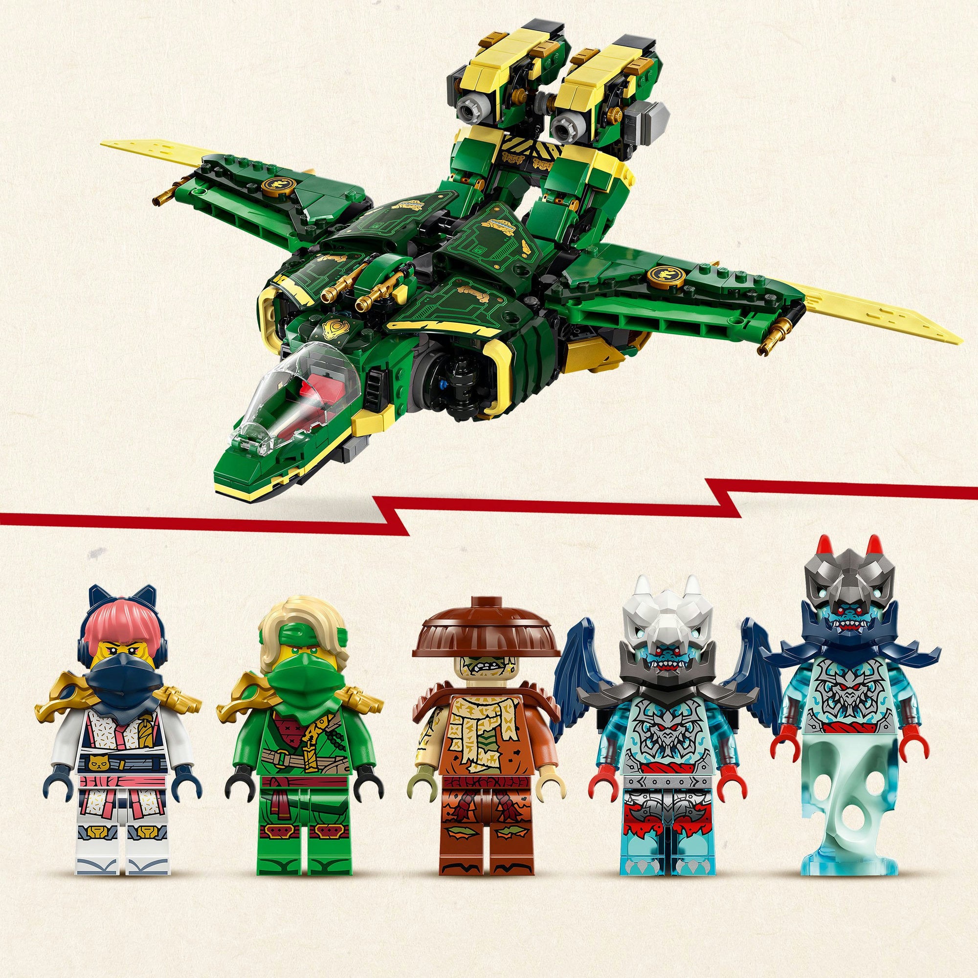 Lego ninjago 71845 lloyds vliegtuigmecha