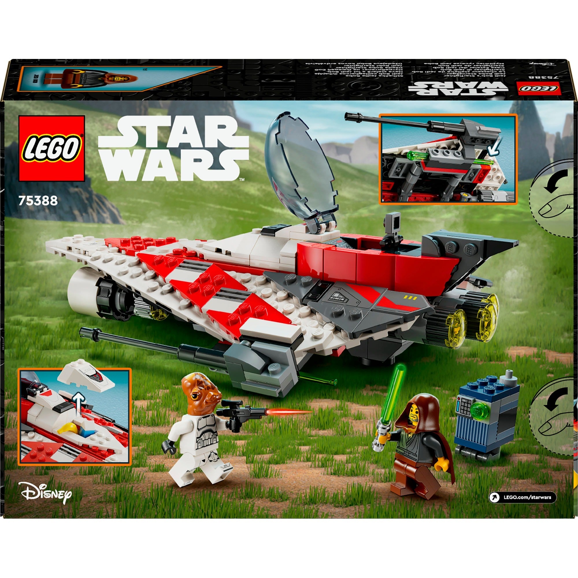 Lego star wars 75388 jedi bobs starfighter