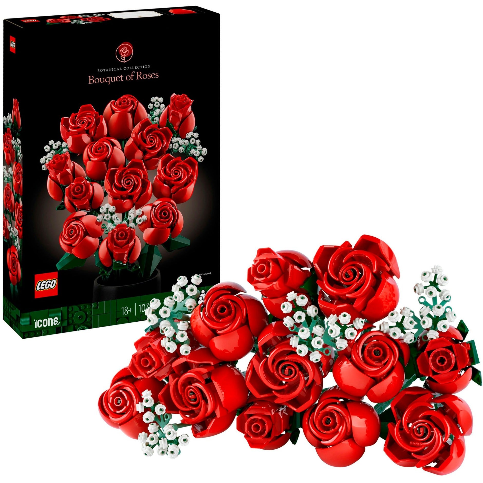 Lego icons 10328 botanical rozenboeket