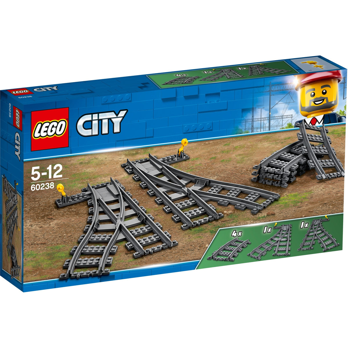 LEGO - city trein 60238 wissels