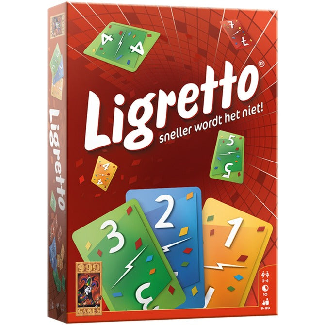 999Games - 999Games 999 games ligretto rood kaartspel (nederlands 2 - 4 spelers 10 minuten vanaf 8 jaar)