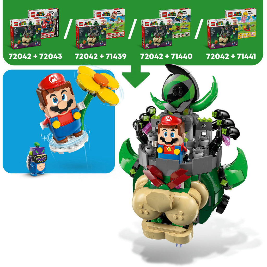 Lego super mario 72042 prins florian en kasteel bowser