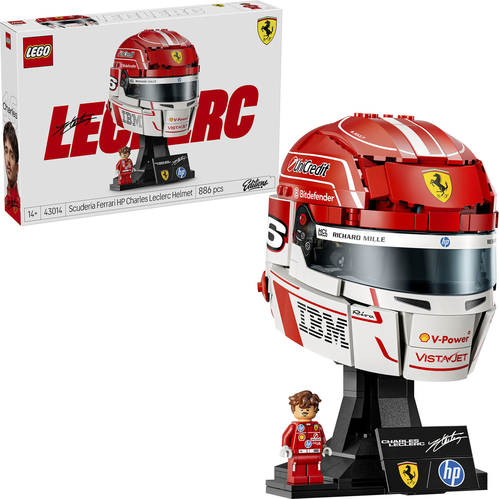 LEGO - editions 43014 scuderia ferrari hp helm van charles leclerc