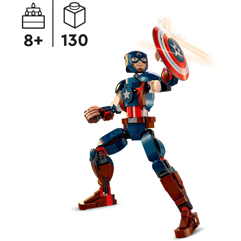 LEGO - super heroes 76258 captain america bouwfiguur