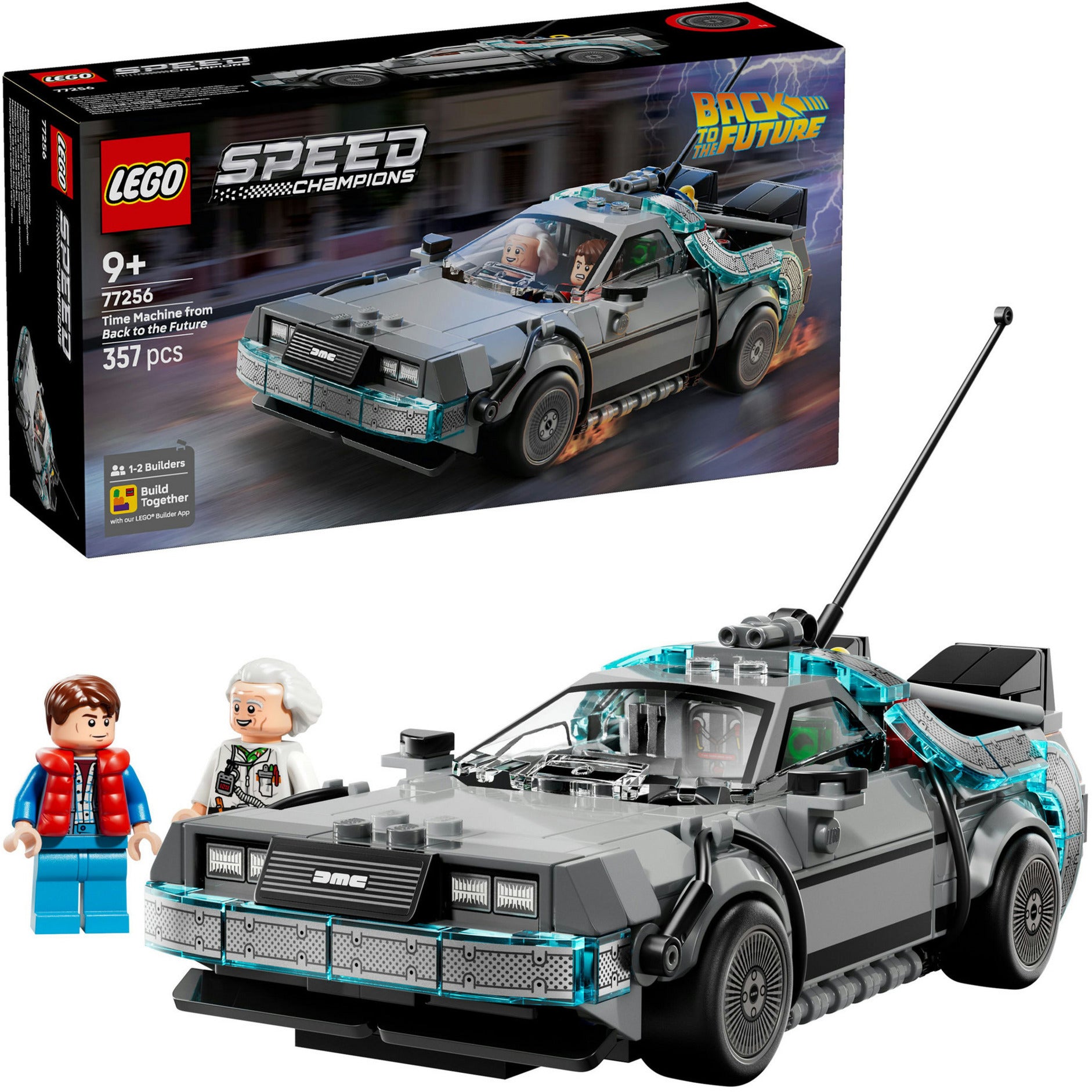 Lego speed champions 77256 tijdmachine uit back to the future