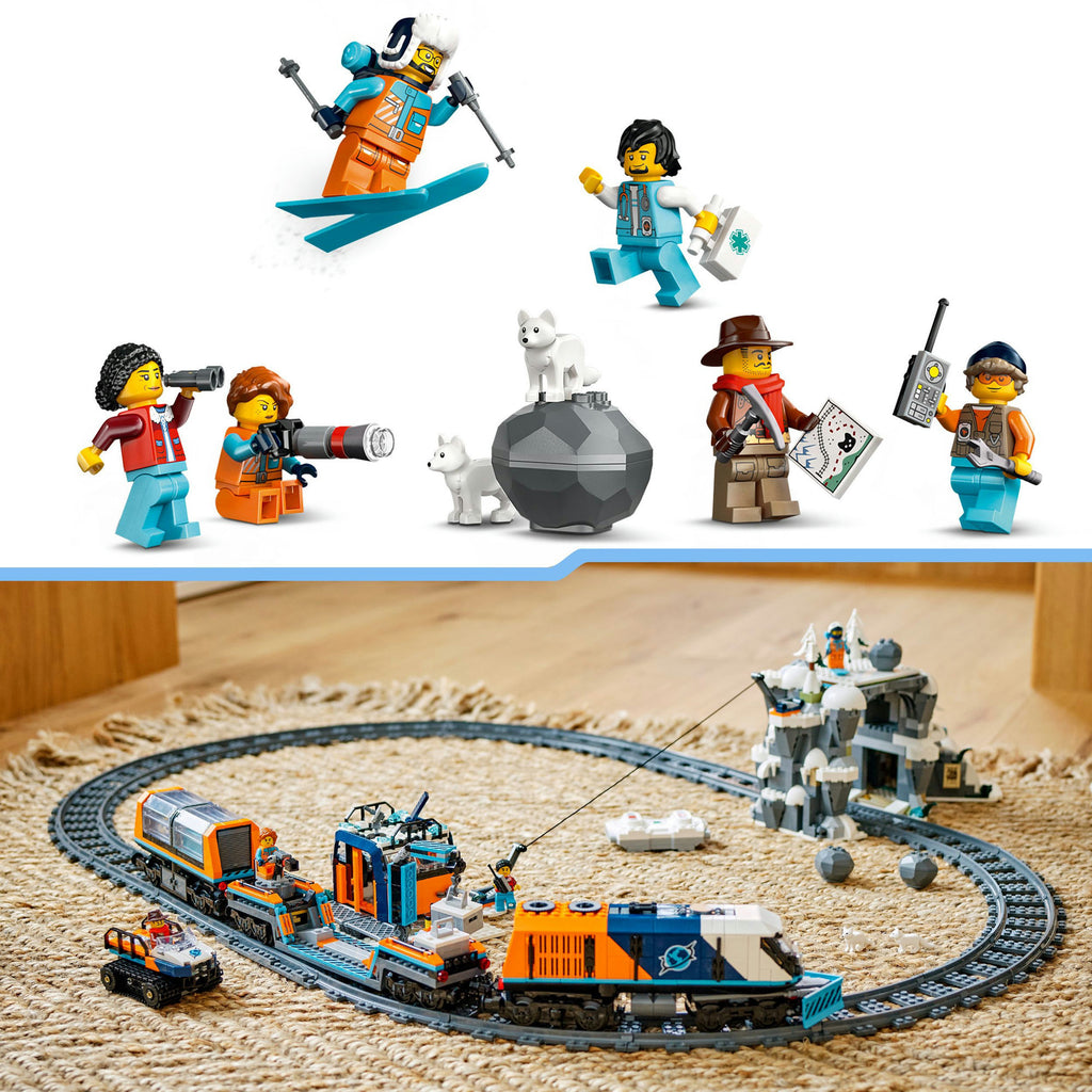 LEGO - city 60470 onderzoekstrein op de noordpool