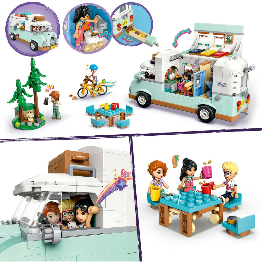 LEGO - friends camperavontuur met vrienden - 42663