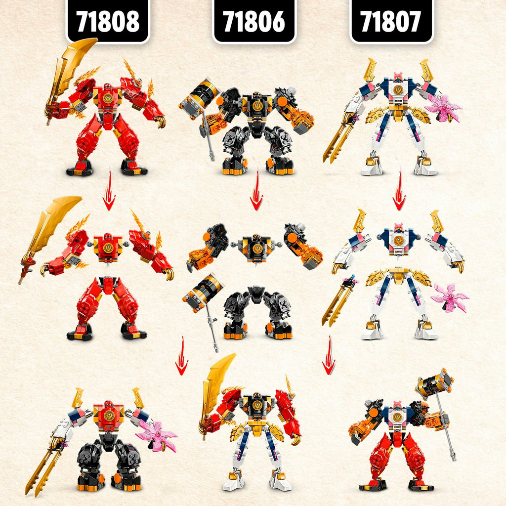 Lego ninjago 71808 kais elementaire vuurmecha