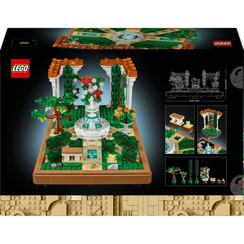 Lego icons - tuin met fontein constructiespeelgoed (10359)