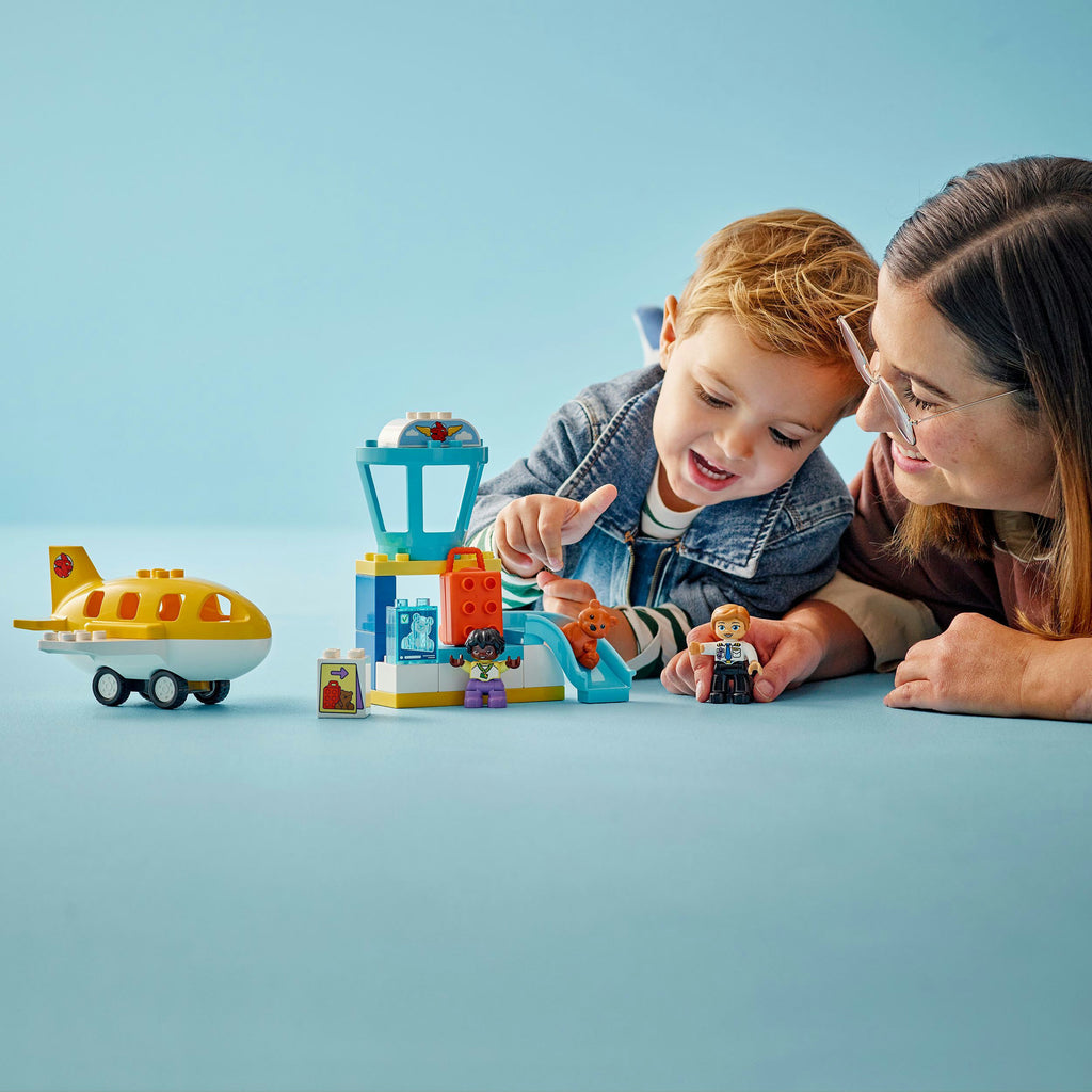 Lego duplo 10443 voor het eerst op het vliegveld