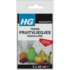 Hg fruitvliegjesval navulling insecticide (2 x 20 ml)