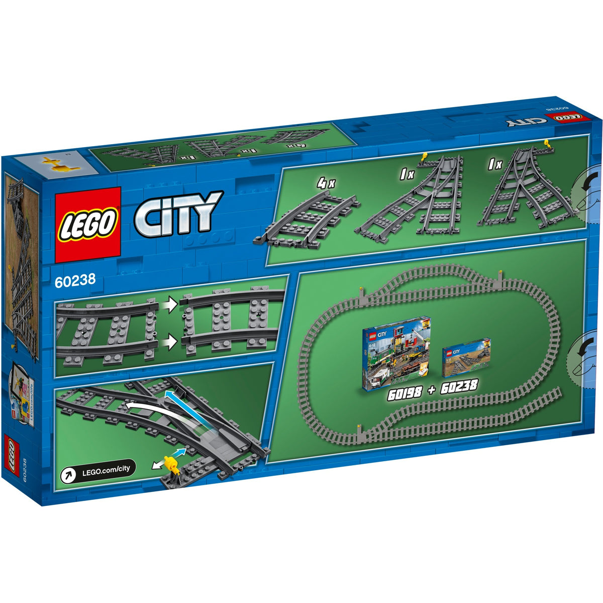 LEGO - city trein 60238 wissels