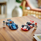 LEGO - city f1 williams racing en haas f1 racewagens - 60464