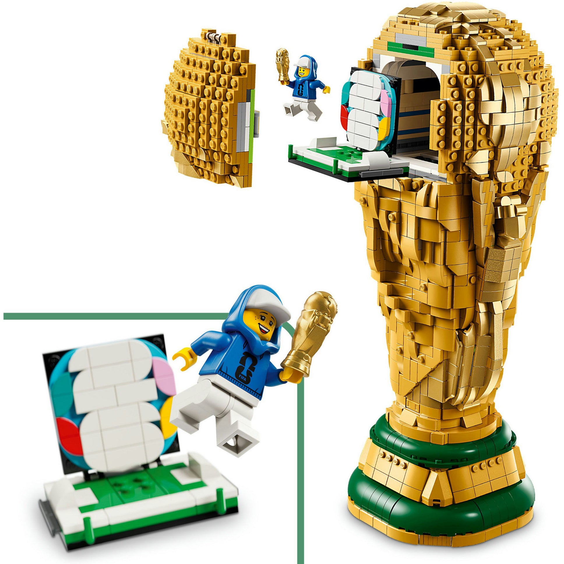 LEGO - editions officiële fifa world cup trofee beker - 43020