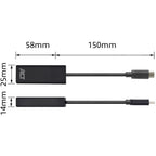 ACT Connectivity - ACT Connectivity usb-c gigabit netwerkadapter (zwart)