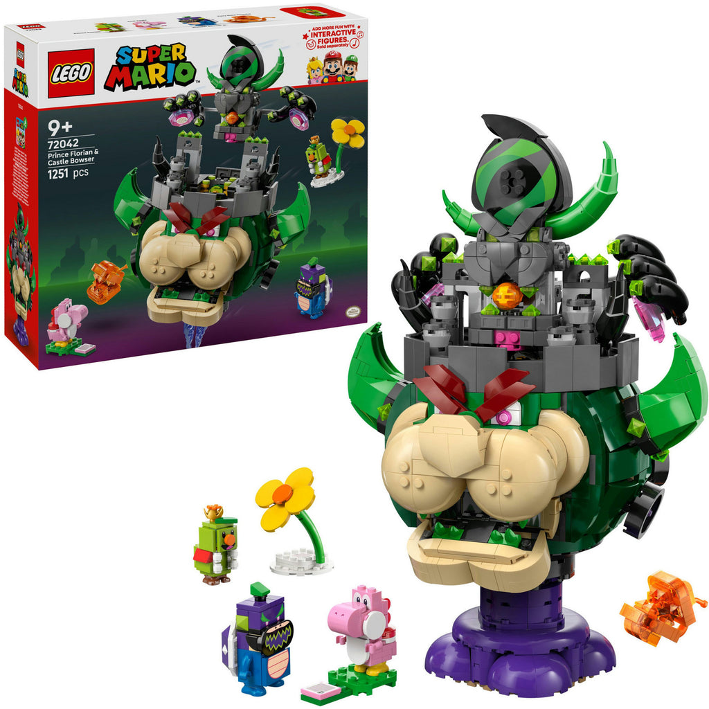 Lego super mario 72042 prins florian en kasteel bowser