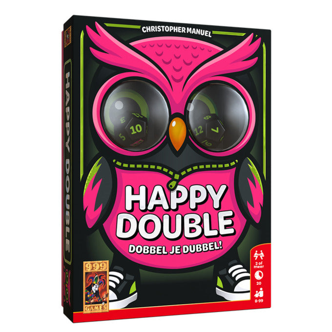 999Games - 999Games 999 games happy double dobbelspel (nederlands 2 - 8 spelers 20 minuten vanaf 8 jaar)