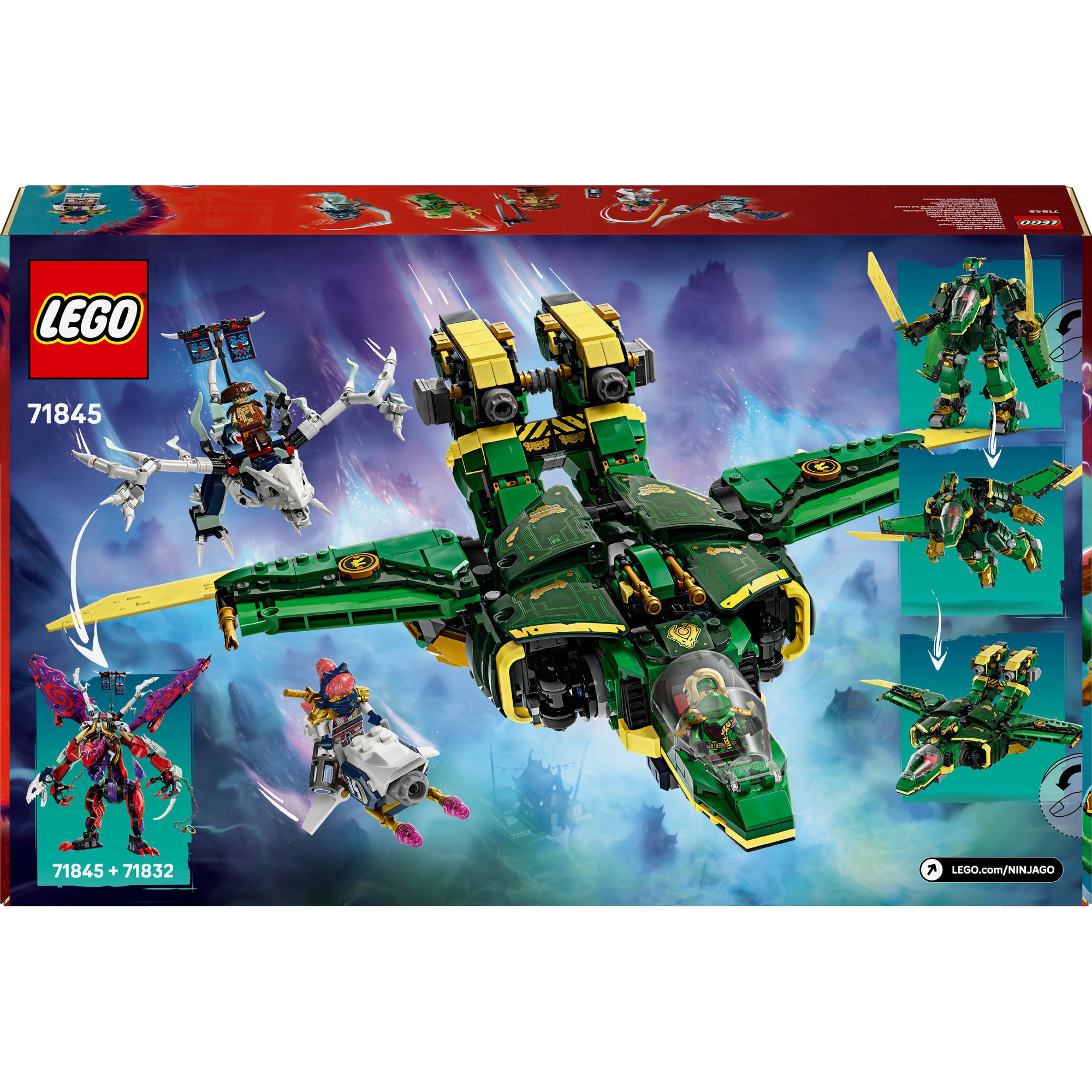 Lego ninjago 71845 lloyds vliegtuigmecha