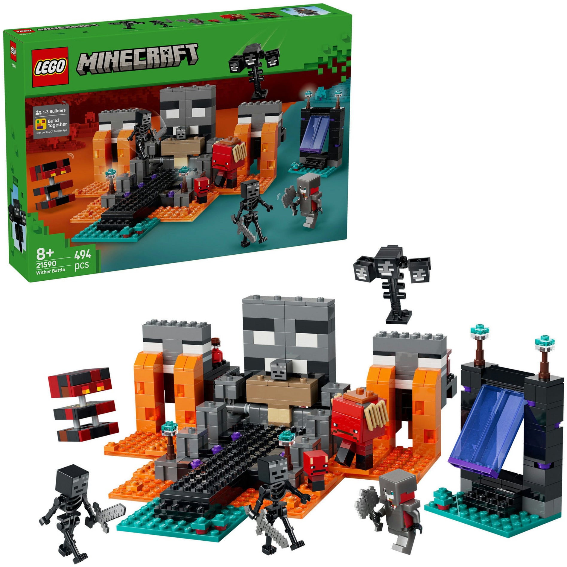 Lego minecraft 21590 de wither-strijd