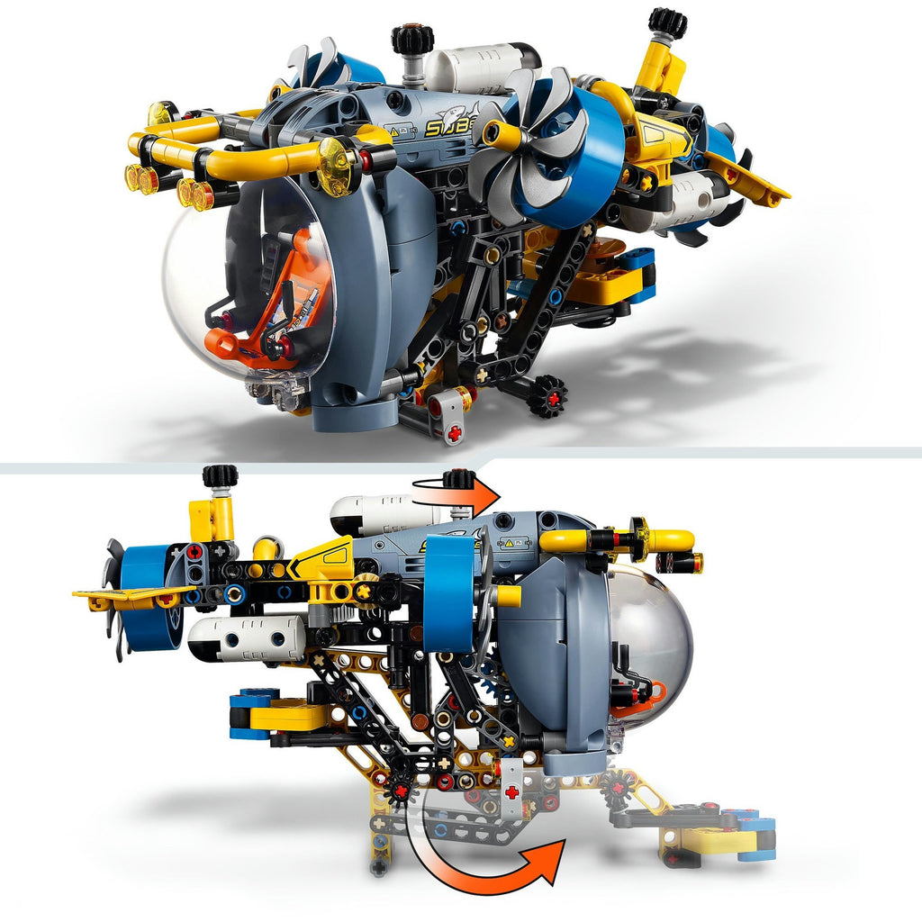 Lego technic onderzeeër voor diepzeeonderzoek - 42201