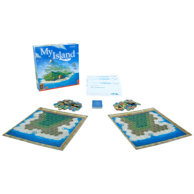 999games 999 games my island bordspel (nederlands, 2 - 4 spelers, 30 minuten, vanaf 10 jaar)