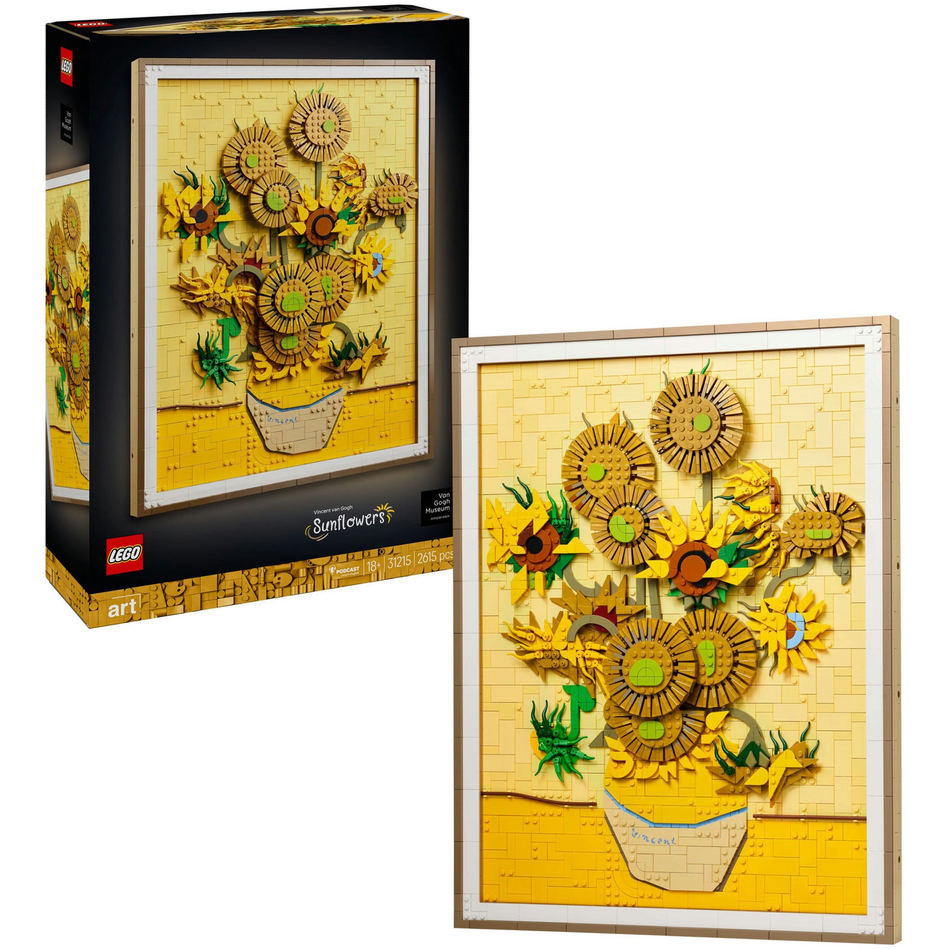 Lego art - vincent van gogh - zonnebloemen constructiespeelgoed (31215)