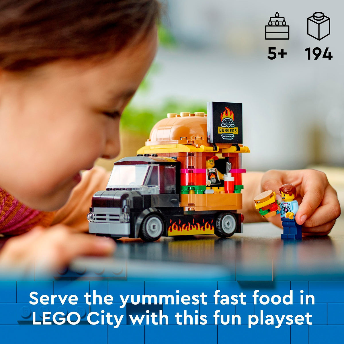 Lego city hamburgertruck - 60404