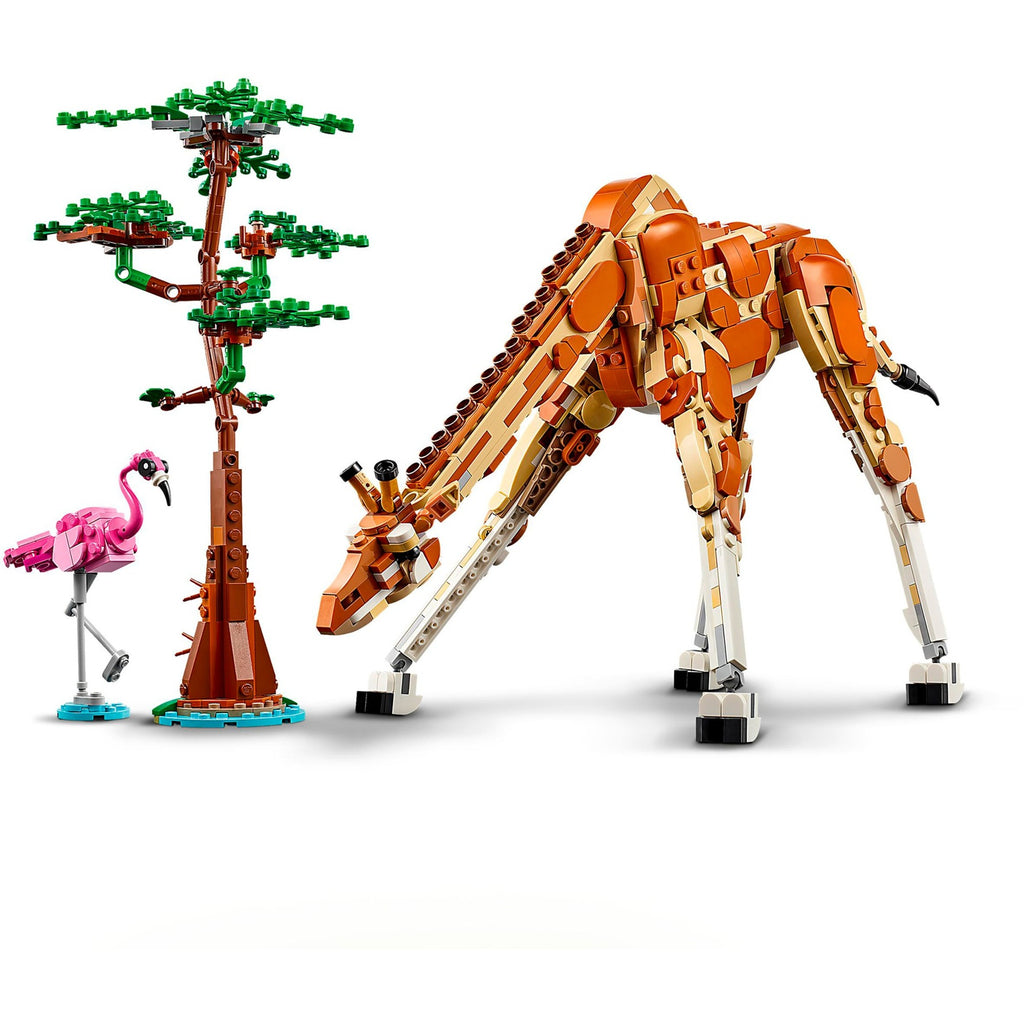 LEGO - creator 3in1 safaridieren speelgoed set met giraffe gazelles en leeuw 31150