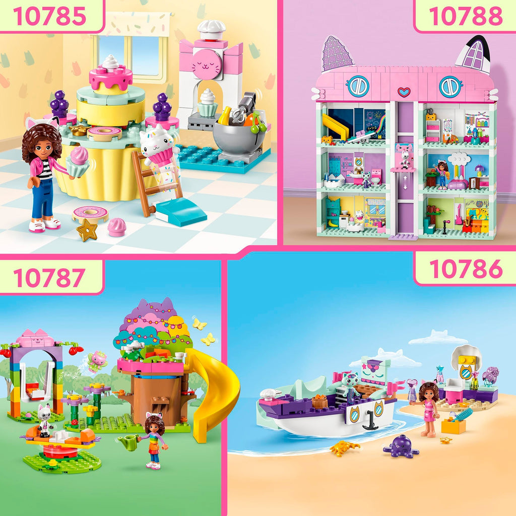 Lego gabby's poppenhuis gabby's poppenhuis speelgoed speelgoed met 4 minifiguren en accessoires voor kinderen 4+ - 10788