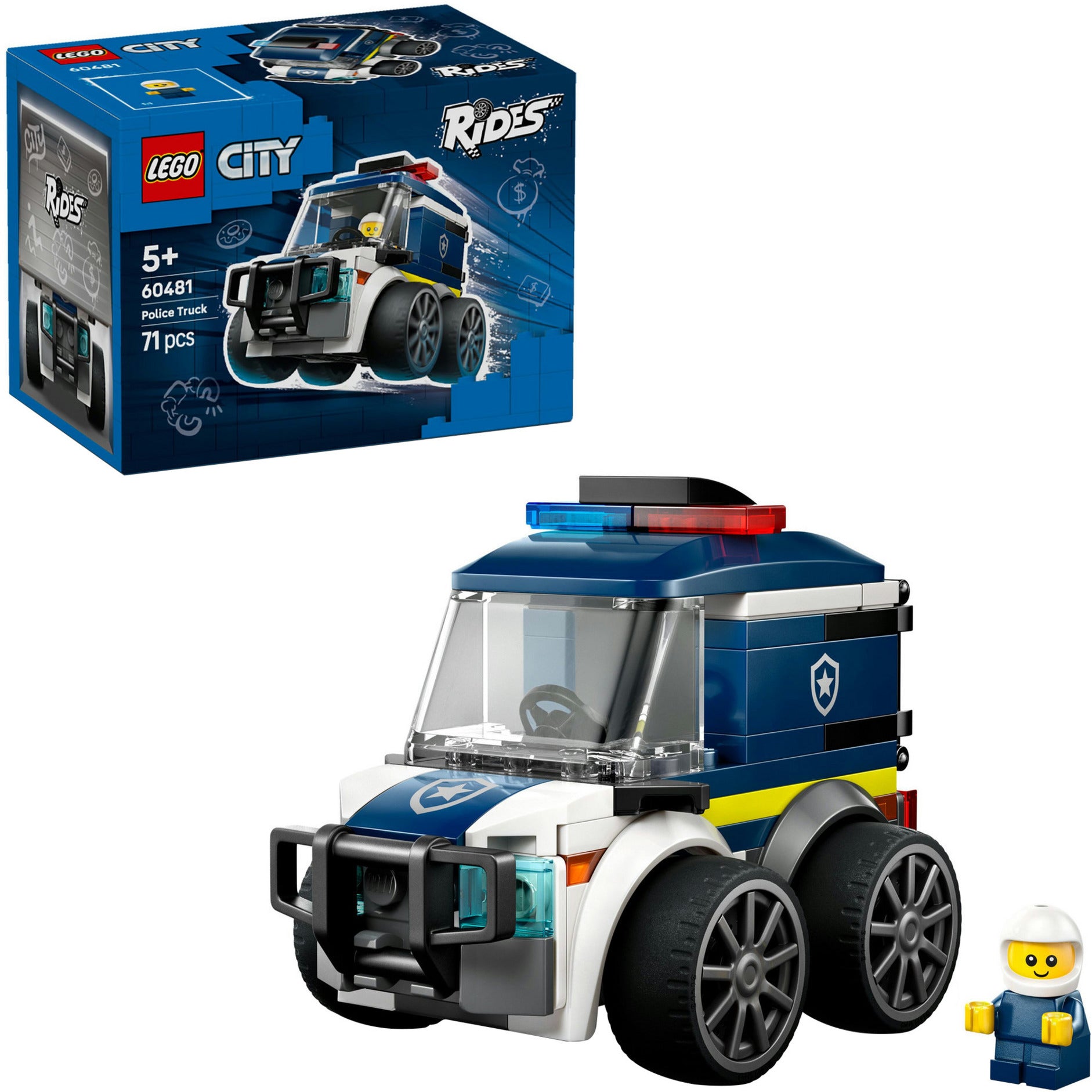 Lego city 60481 voertuigen politiewagen