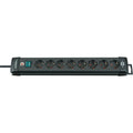 Brennenstuhl premium-line extension socket 8-way stekkerdoos (zwart, 1951180100)