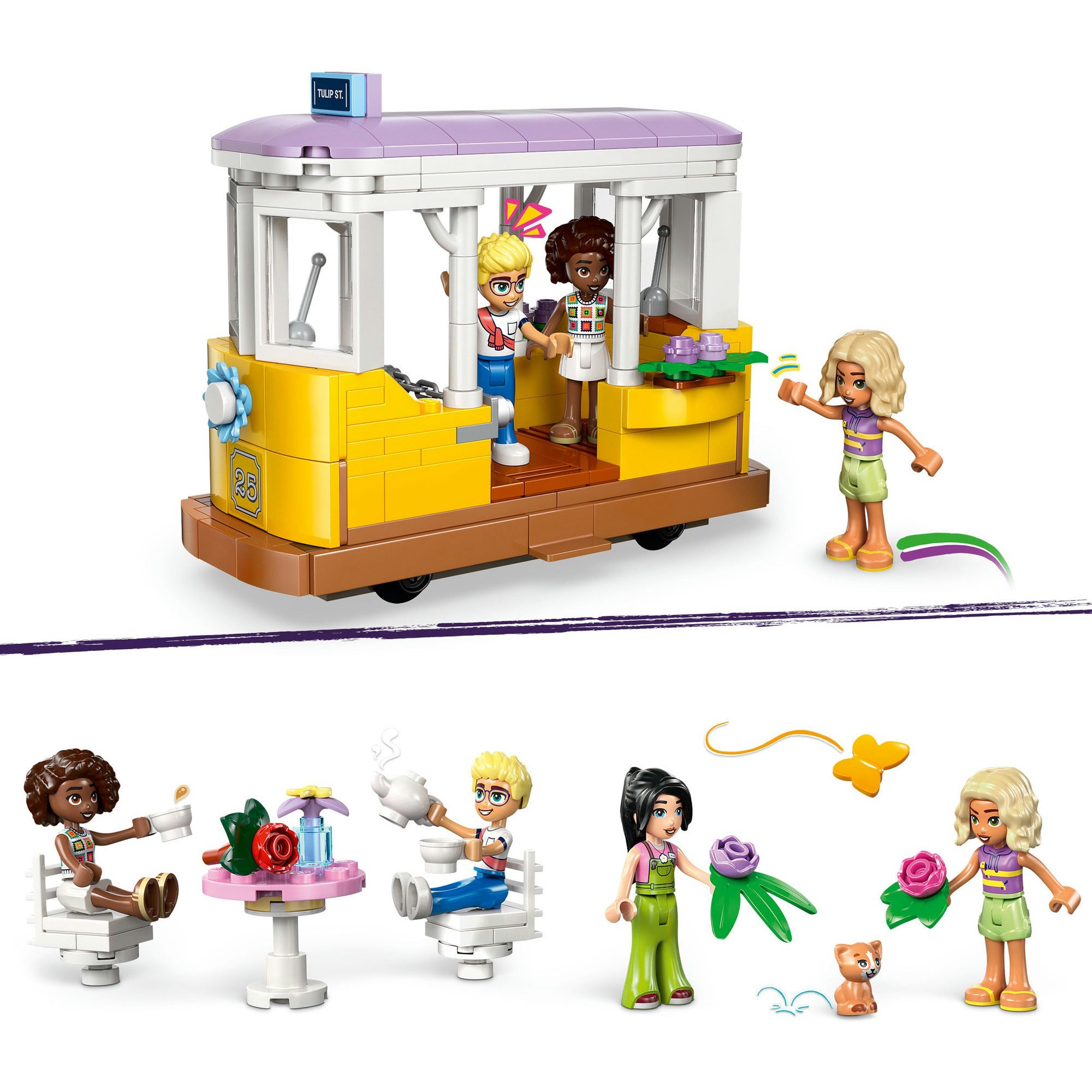 Lego friends 42671 plantencafé en bloemenwinkel