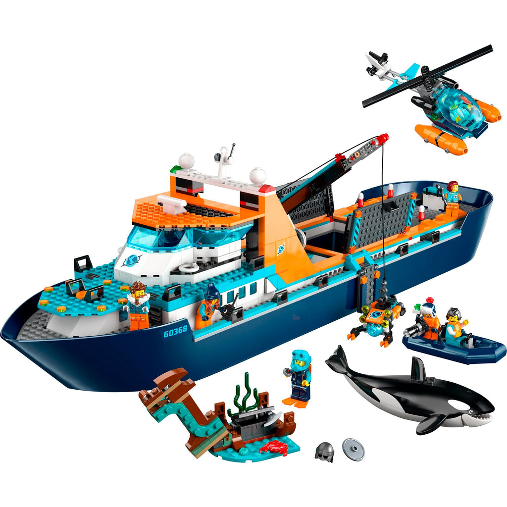 Lego city 60368 poolonderzoeksschip
