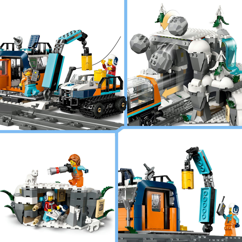 LEGO - city 60470 onderzoekstrein op de noordpool