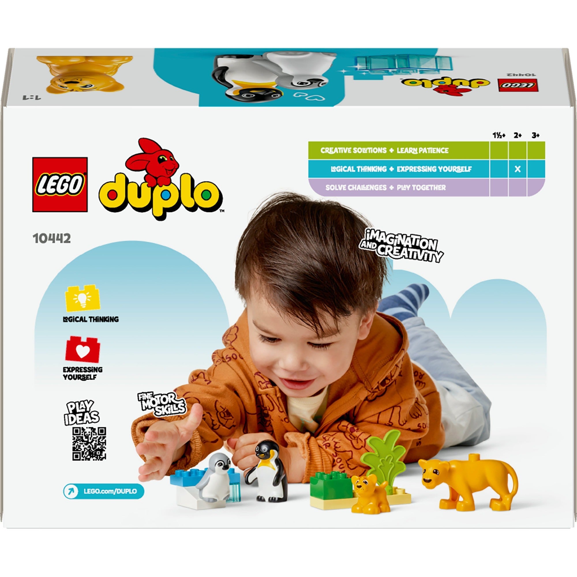 LEGO - duplo town 10442 families van wilde dieren: pinguïns en leeuwen