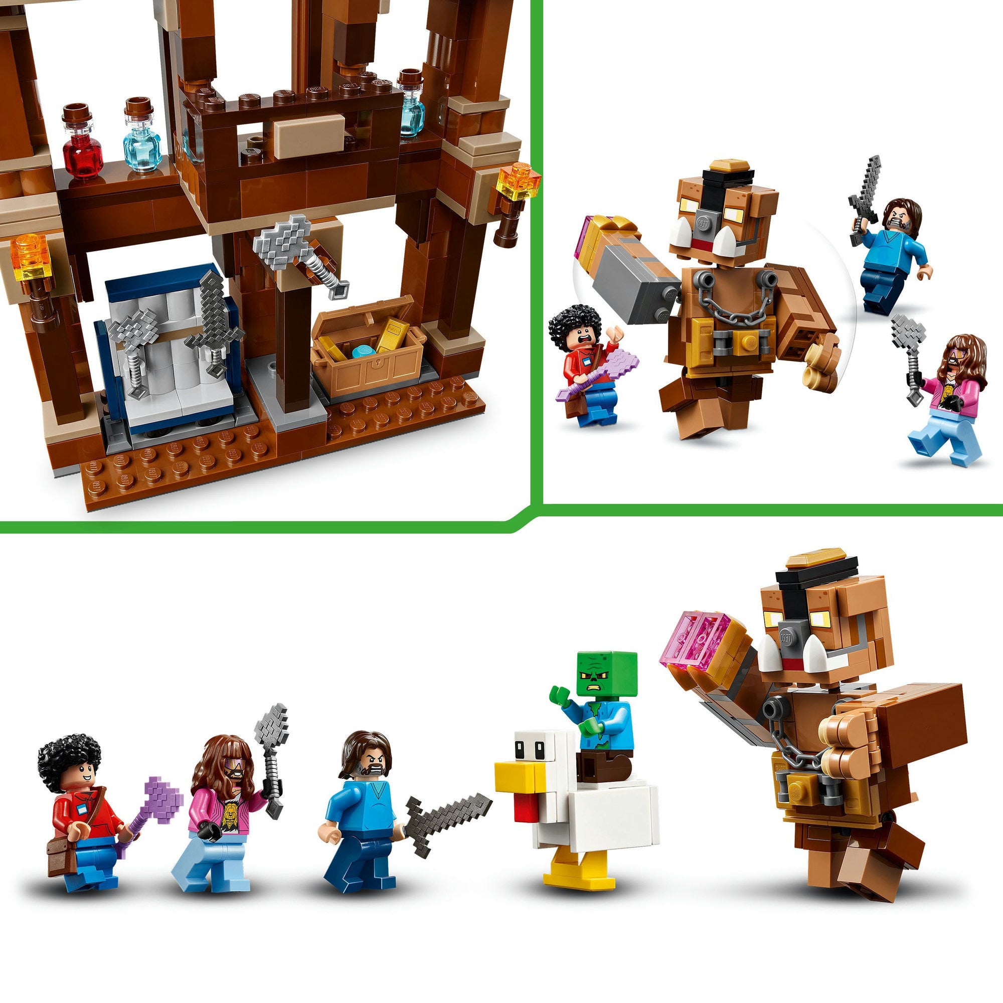 Lego minecraft 21272 de arena bij het boslandhuis