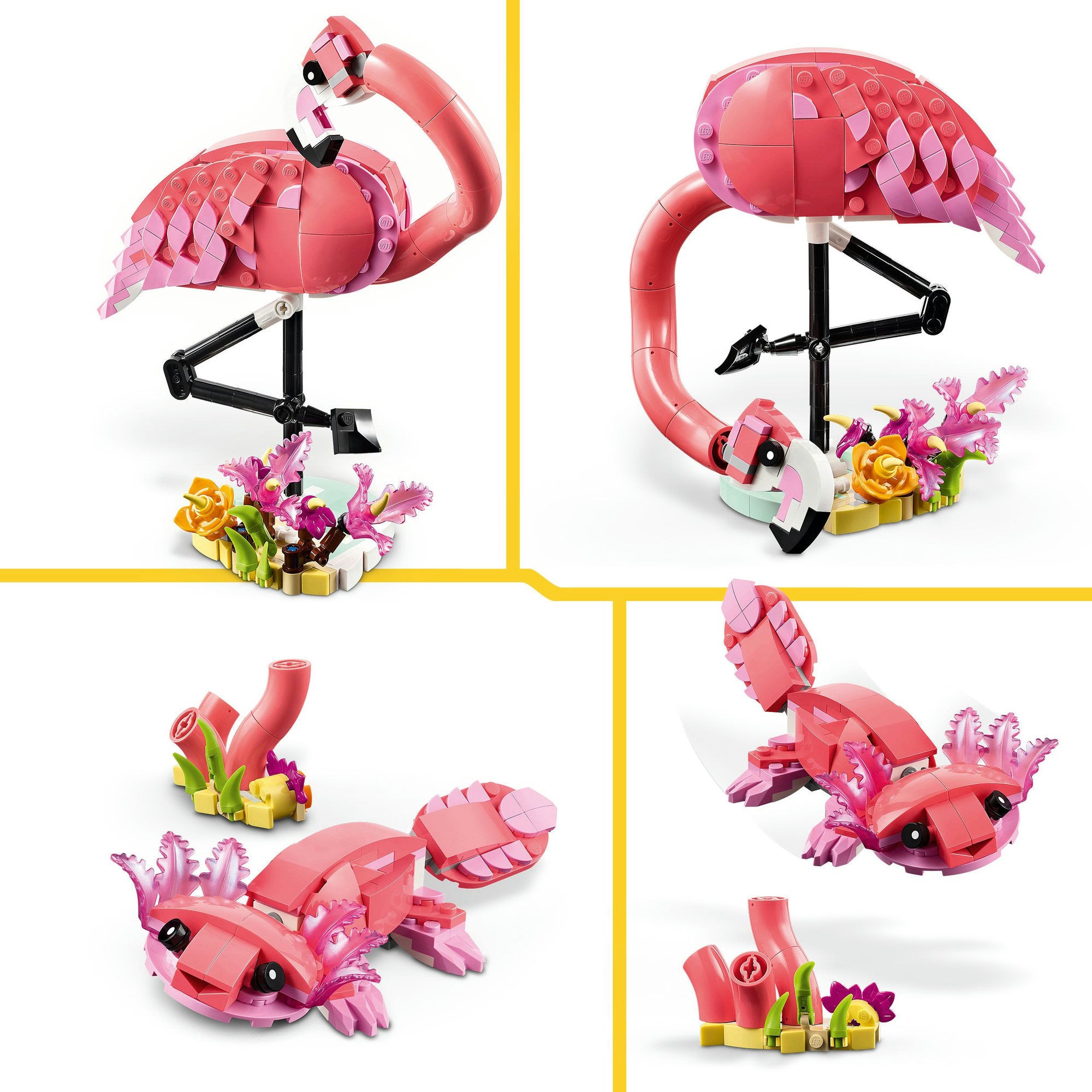 Lego creator 31170 wilde dieren roze flamingo