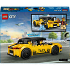 LEGO - ® city gele taxi - modelautobouwset met 2 minifiguren - klassieke speelgoedtaxi - 60487