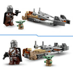 Lego star wars 75436 mandalorian en grogu's speederbike