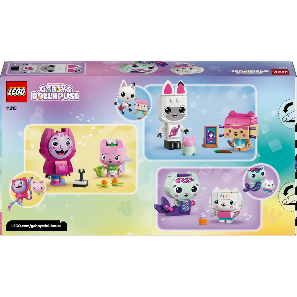 LEGO - gabby's poppenhuis - gabby’s bouwbare kattenvriendjes constructiespeelgoed (11215)