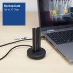 Act connectivity m.2 nvme pcie ssd dockingstation, usb-c 3.2 gen2 (zwart)
