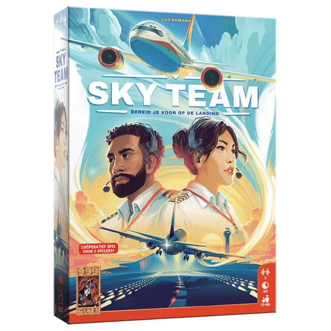 999games 999 games sky team bordspel (nederlands, 2 spelers, 20 minuten, vanaf 12 jaar)