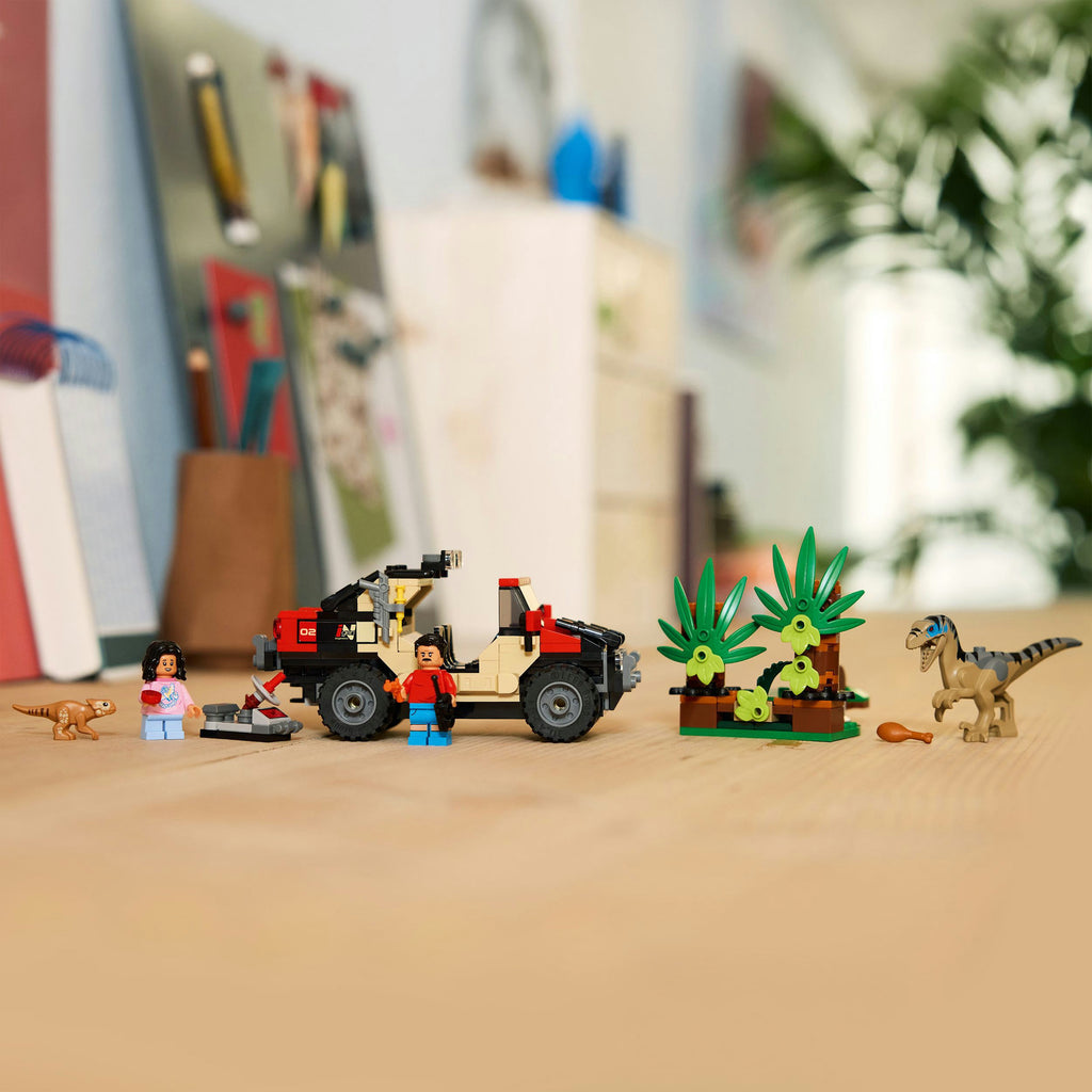 Lego ® jurassic world offroad raptorontsnapping - 76972