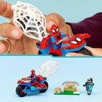 Lego marvel spidey on his motorcycle vs. rhino - 11206