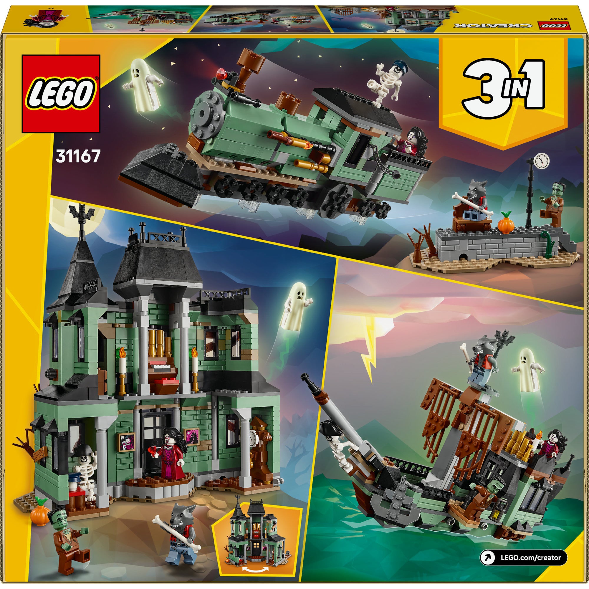 Lego creator 31167 spookhuis