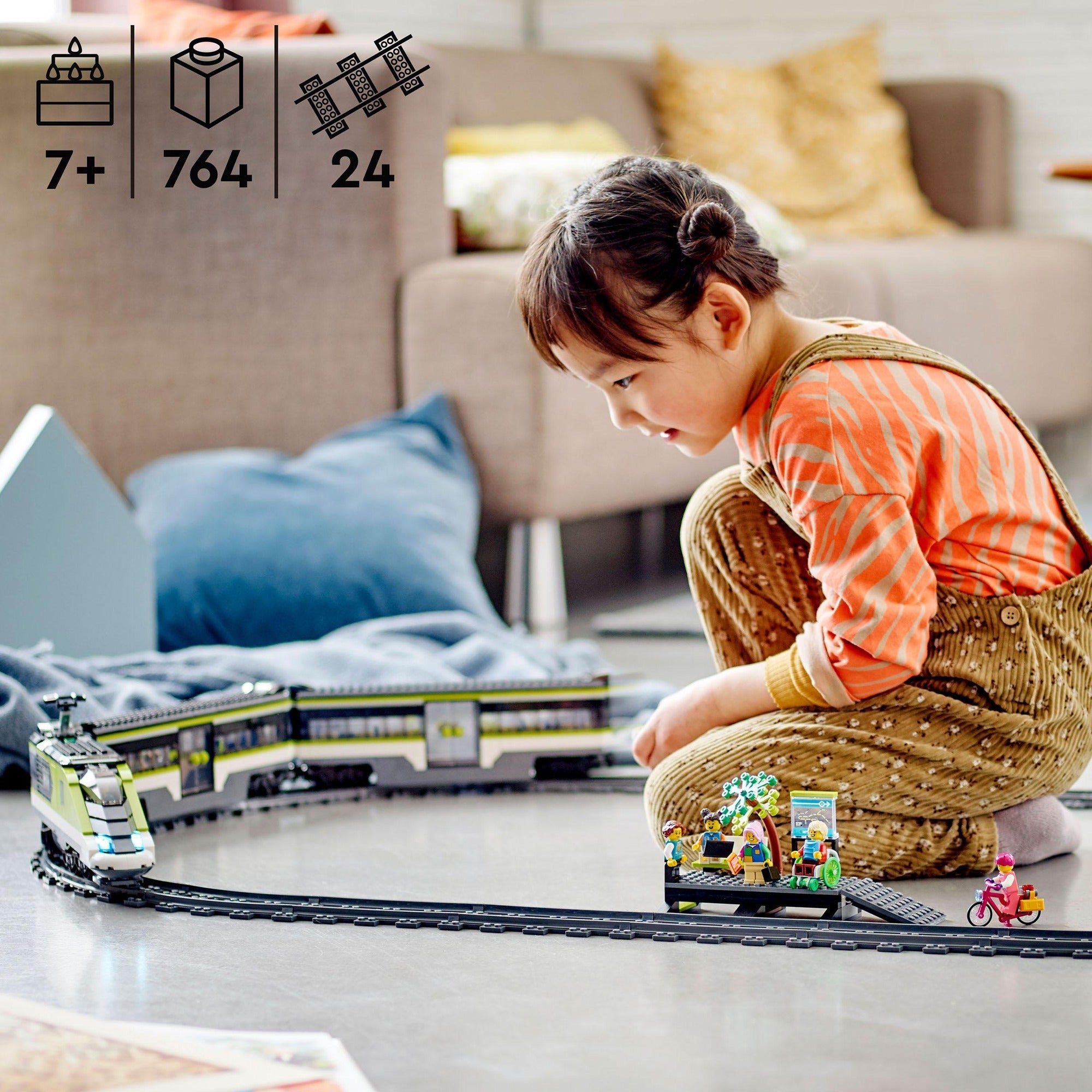 Lego city 60337 express passagierstrein