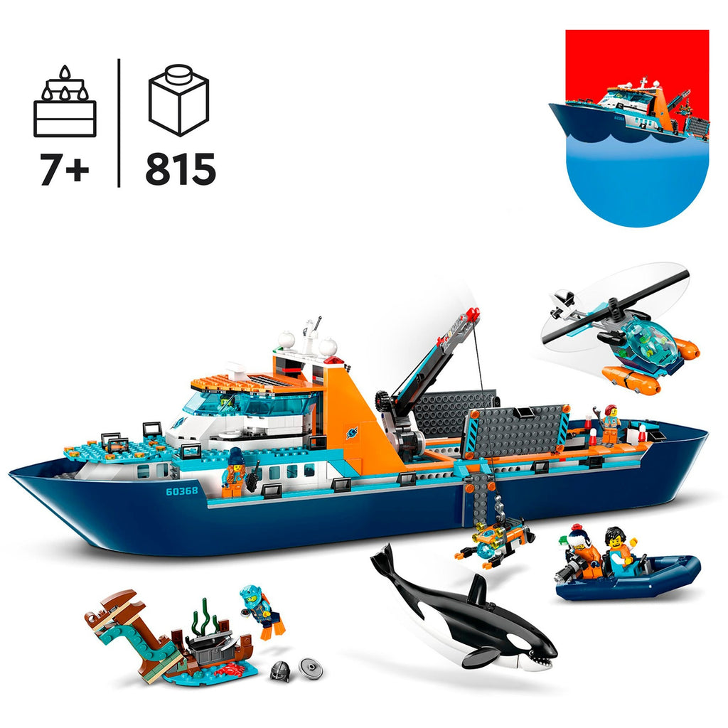 Lego city 60368 poolonderzoeksschip