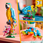 Lego creator 3-in-1 - exotische papegaai constructiespeelgoed (31136)